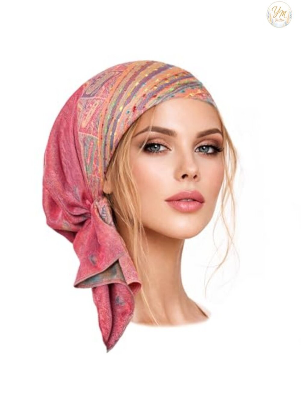 Pre-Tied Headscarf for Women Soft Knit Cotton Non-Slip Headwear